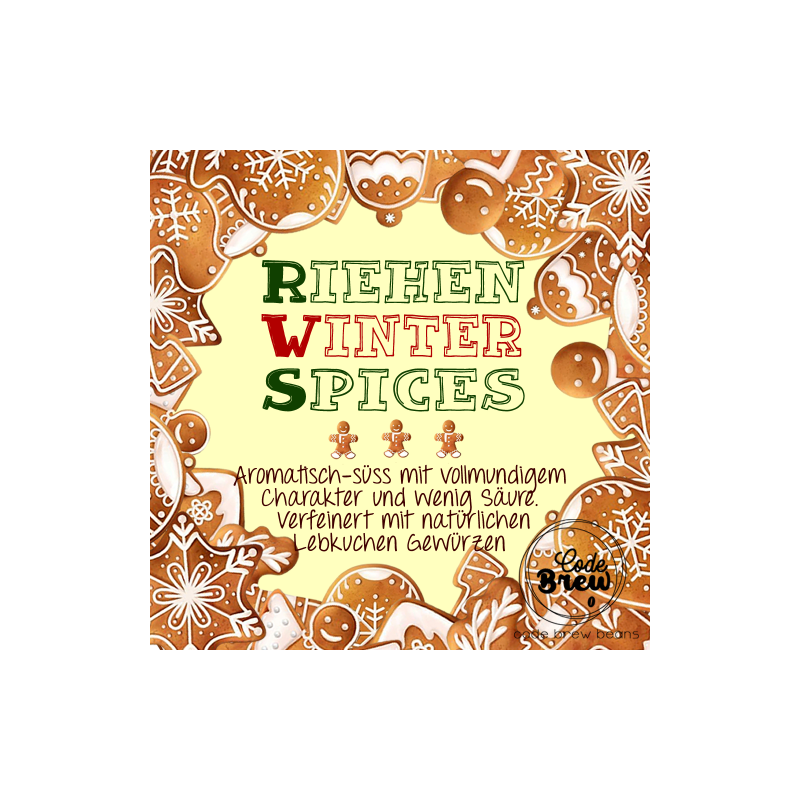 Riehen Gingerbread Winter Spices Espresso