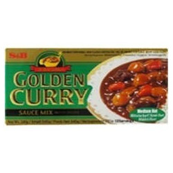 S&B GOLDEN CURRY MEDIUM 220G