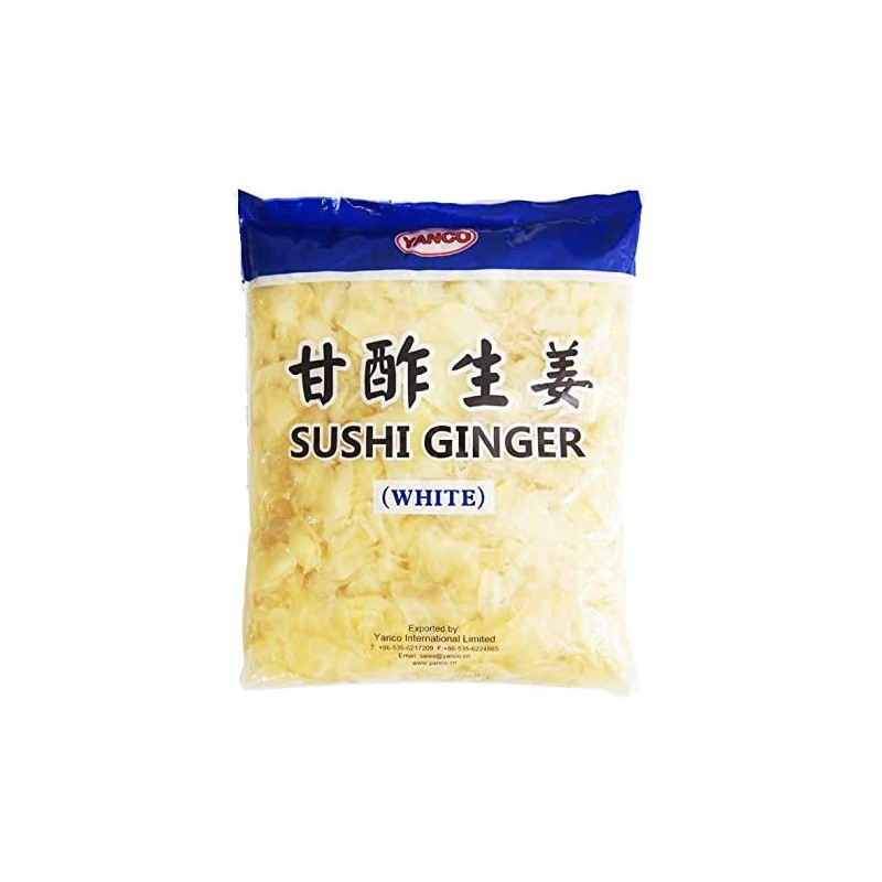 Gari Eingelegter Ingwer fr Sushi Weiss 1.5kg