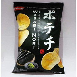 Koikeya Potato Chips Wasabi-Nori 100g